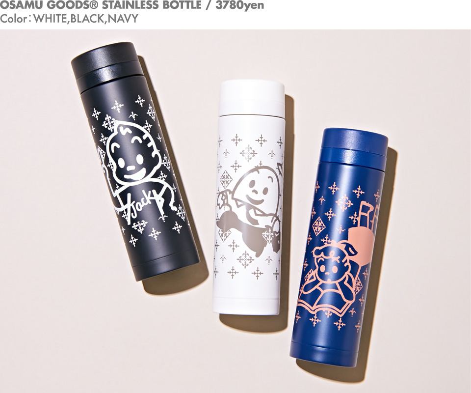 OSAMU GOODS STAINLESS BOTTLE / 3780yen