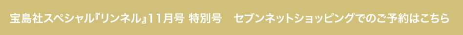 宝島社スペシャル『リンネル』11月号 特別号　セブンネットショッピングでのご予約はこちら 