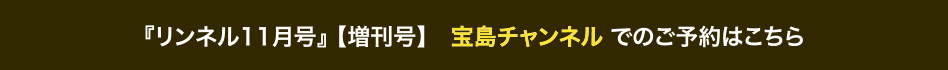 『リンネル11月号』 【増刊号】　宝島チャンネル でのご予約はこちら